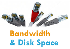Bandwidth-and-Web Space